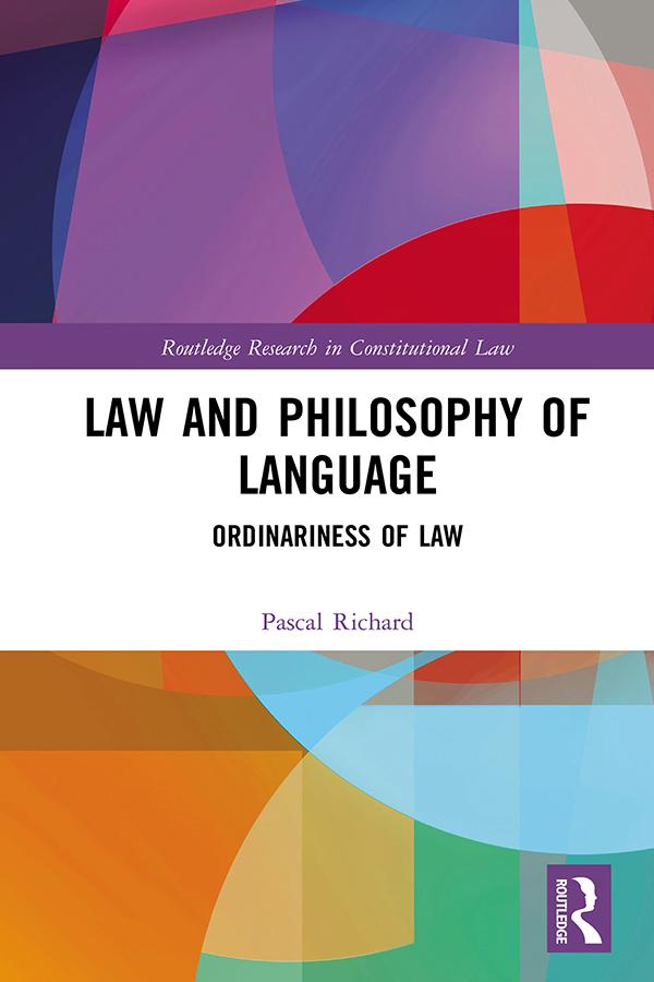 Law and Philosophy of Language by Pascal Richard