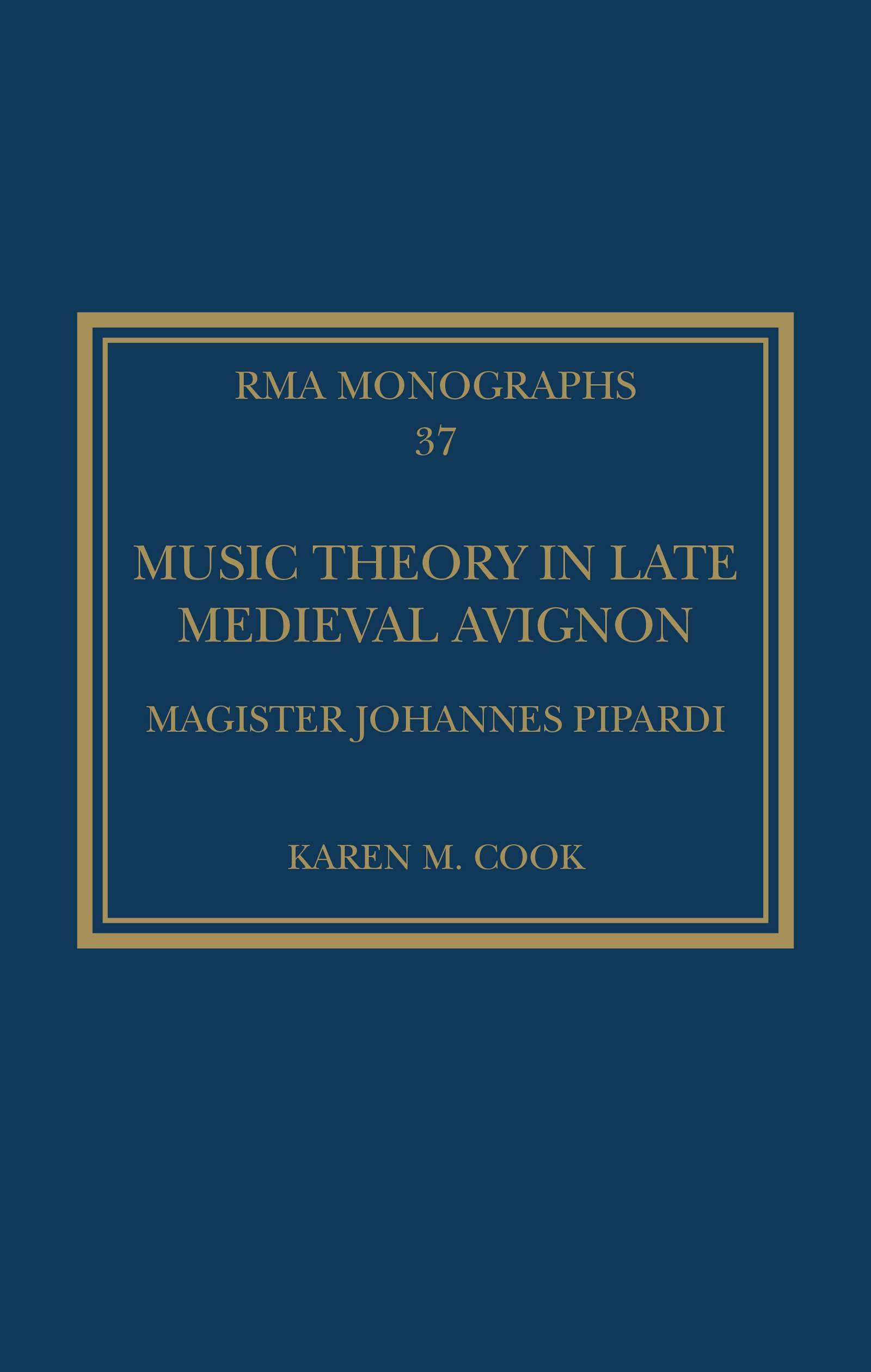 Music Theory in Late Medieval Avignon