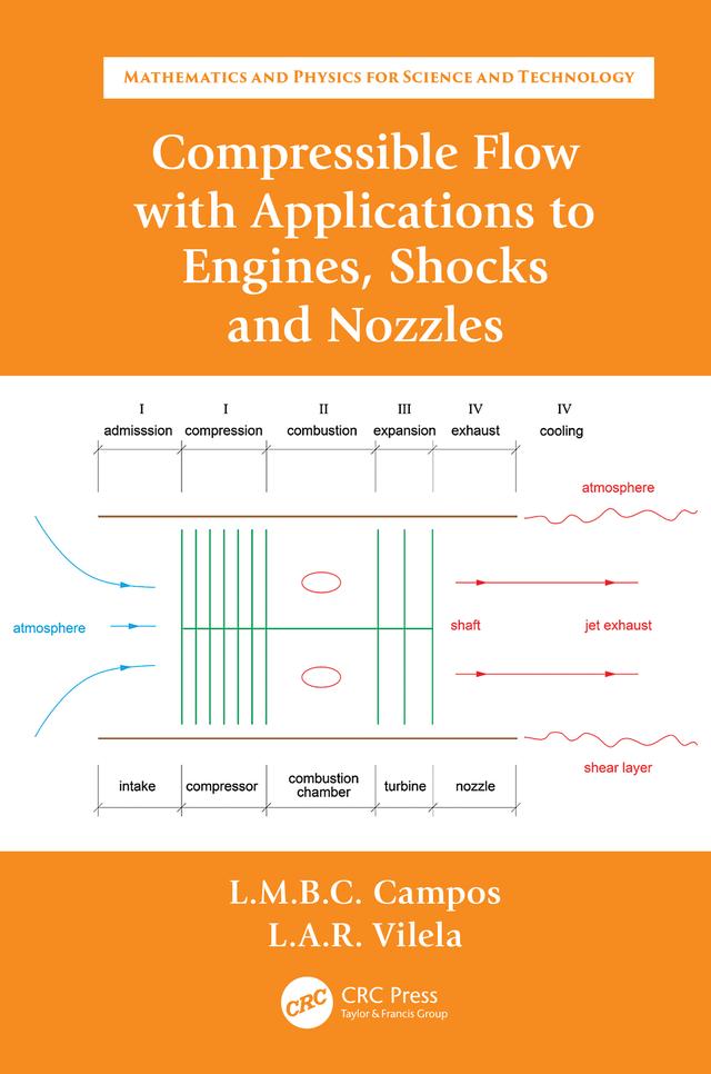 Compressible Flow with Applications to Engines, Shocks and Nozzles by Luís António Raio Vilela, Luis Manuel Braga da Costa Campos