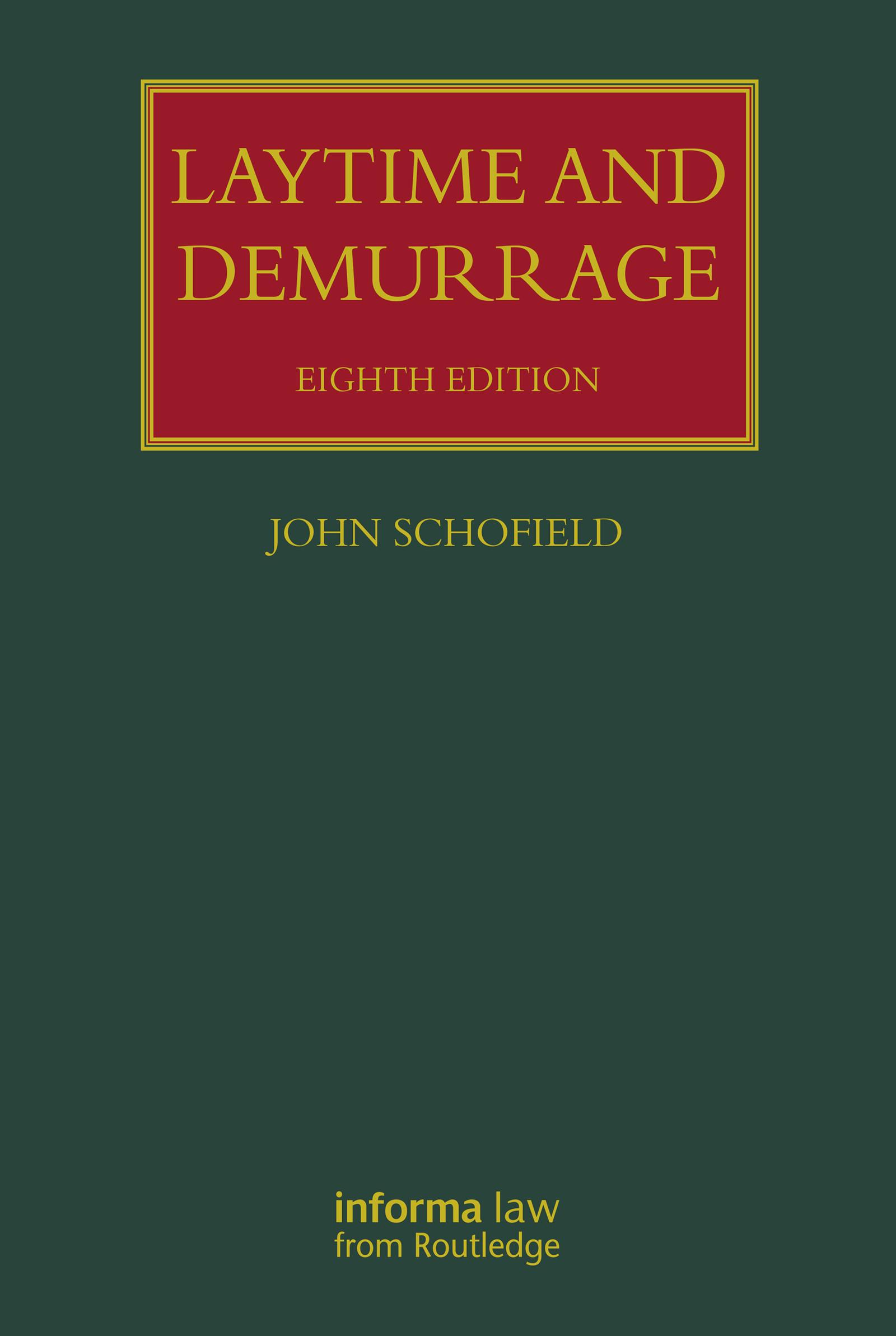 Laytime and Demurrage