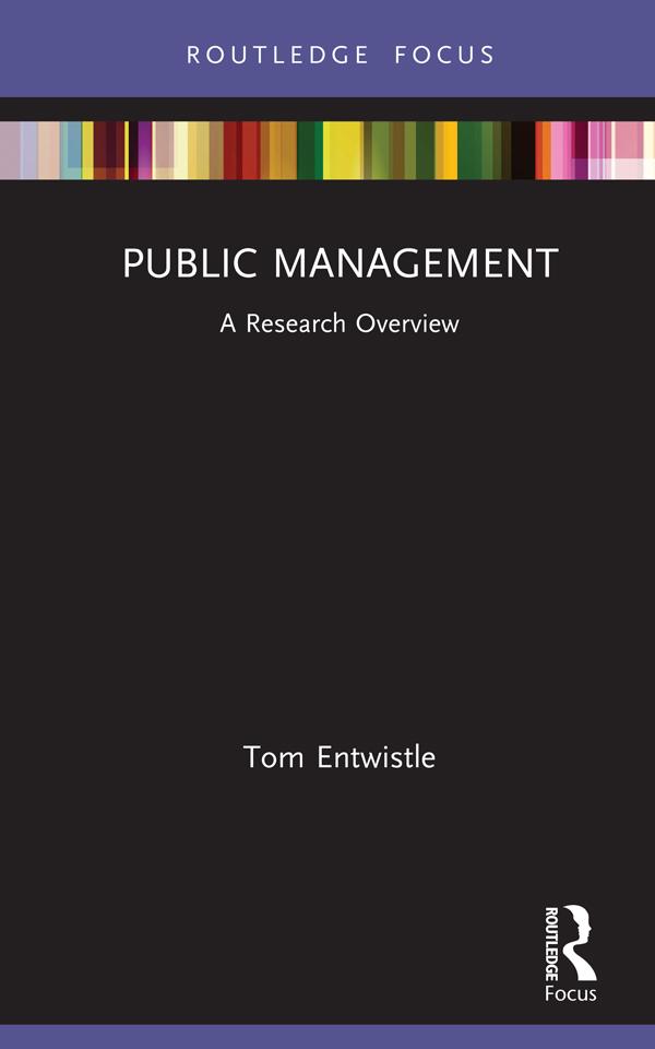 Public Management by Tom Entwistle
