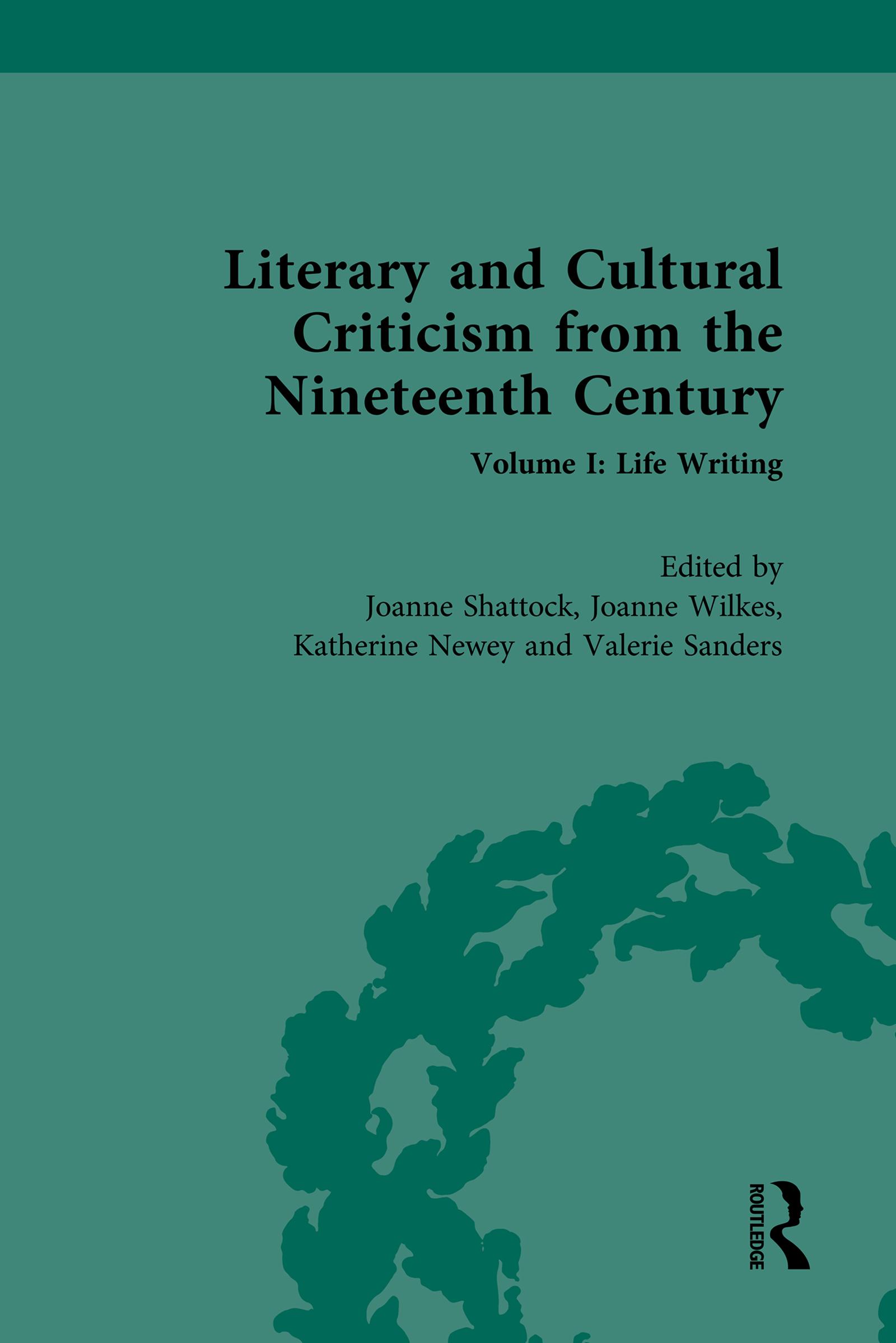 Literary and Cultural Criticism from the Nineteenth Century