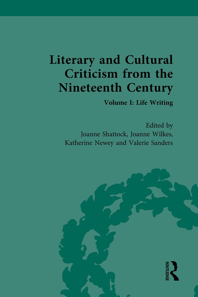 Literary and Cultural Criticism from the Nineteenth Century by Valerie Sanders