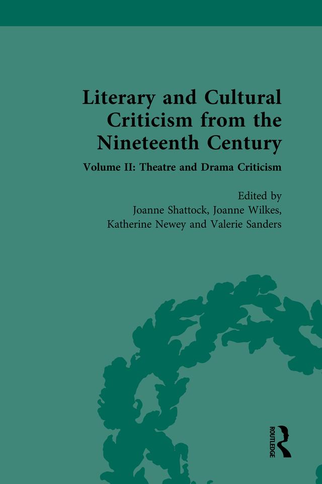Literary and Cultural Criticism from the Nineteenth Century by Katherine Newey