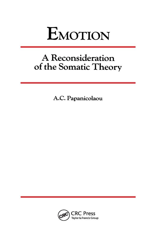 Emotion: A Reconsideration Of by Andrew C. Papanicolaou