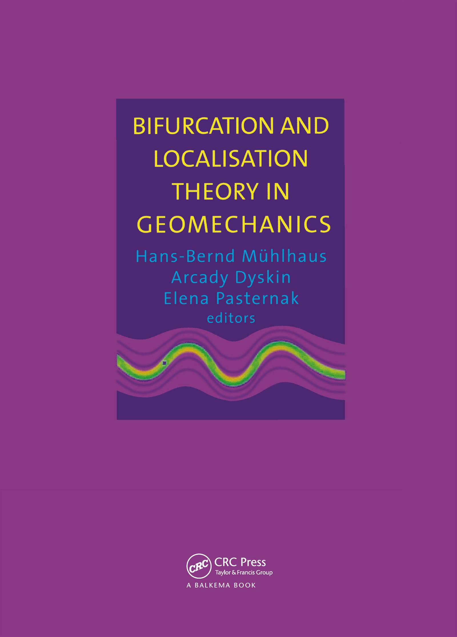Bifurcation and Localisation Theory in Geomechanics