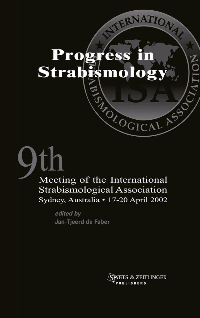 International Strabismological Association ISA 2002 by Jan-Tjeerd de Faber