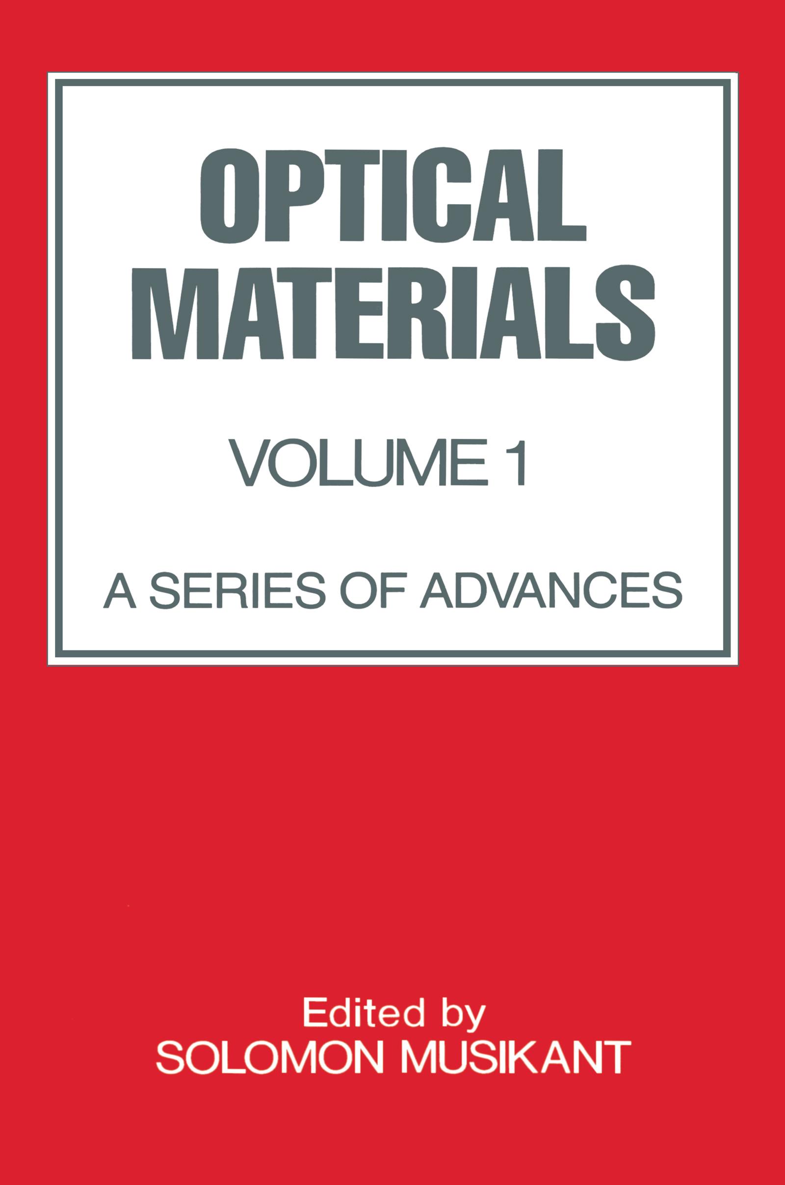 Optical Materials