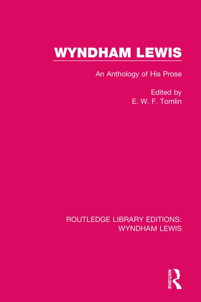 Wyndham Lewis by E. W. F. Tomlin