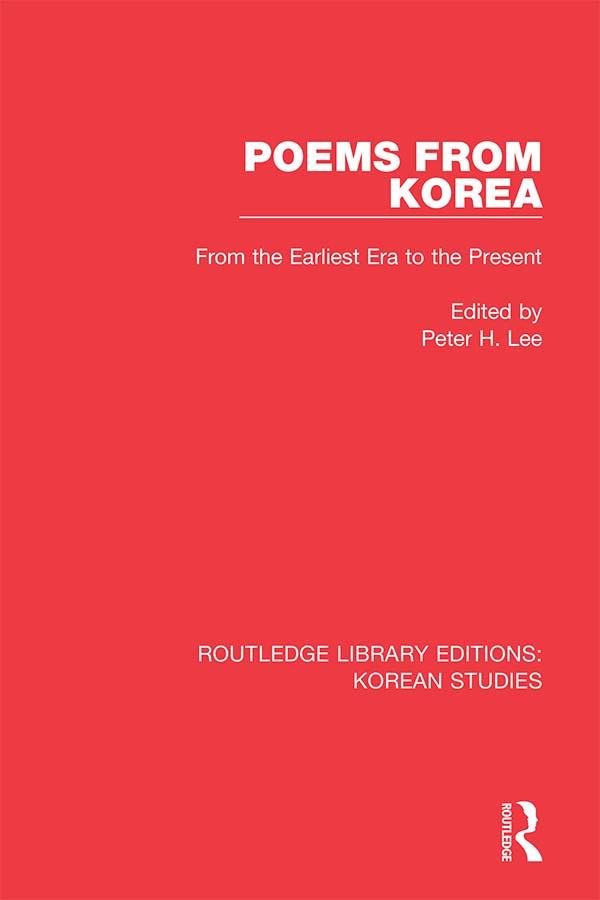 Poems from Korea by Peter H. Lee