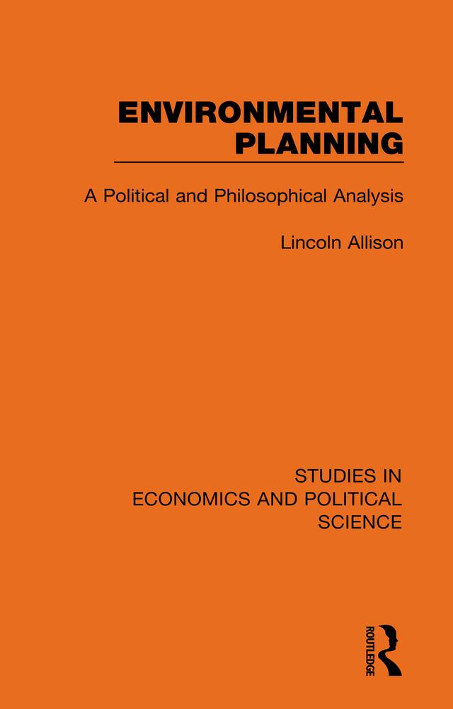 Environmental Planning by Lincoln Allison
