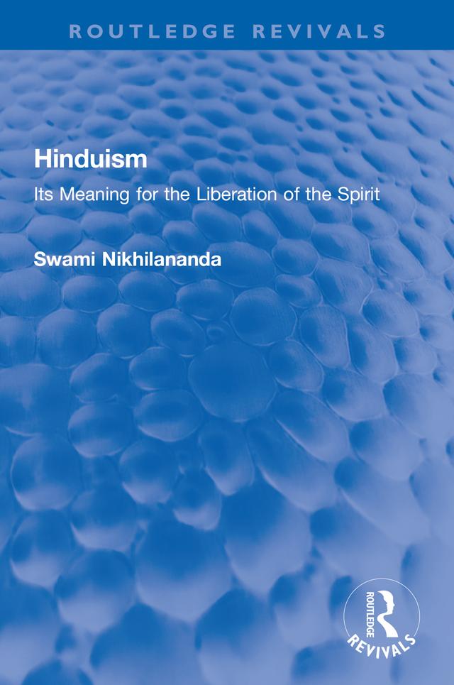 Hinduism by Swami Nikhilananda