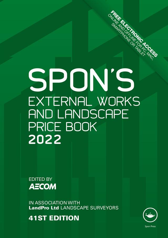 Spon's External Works and Landscape Price Book 2022 by AECOM