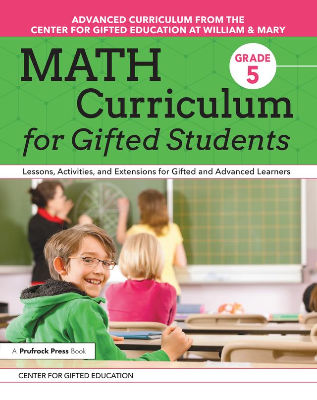 Math Curriculum for Gifted Students by Center for Gifted Education