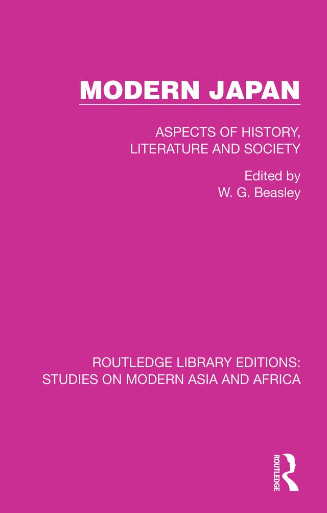 Modern Japan by W. G. Beasley