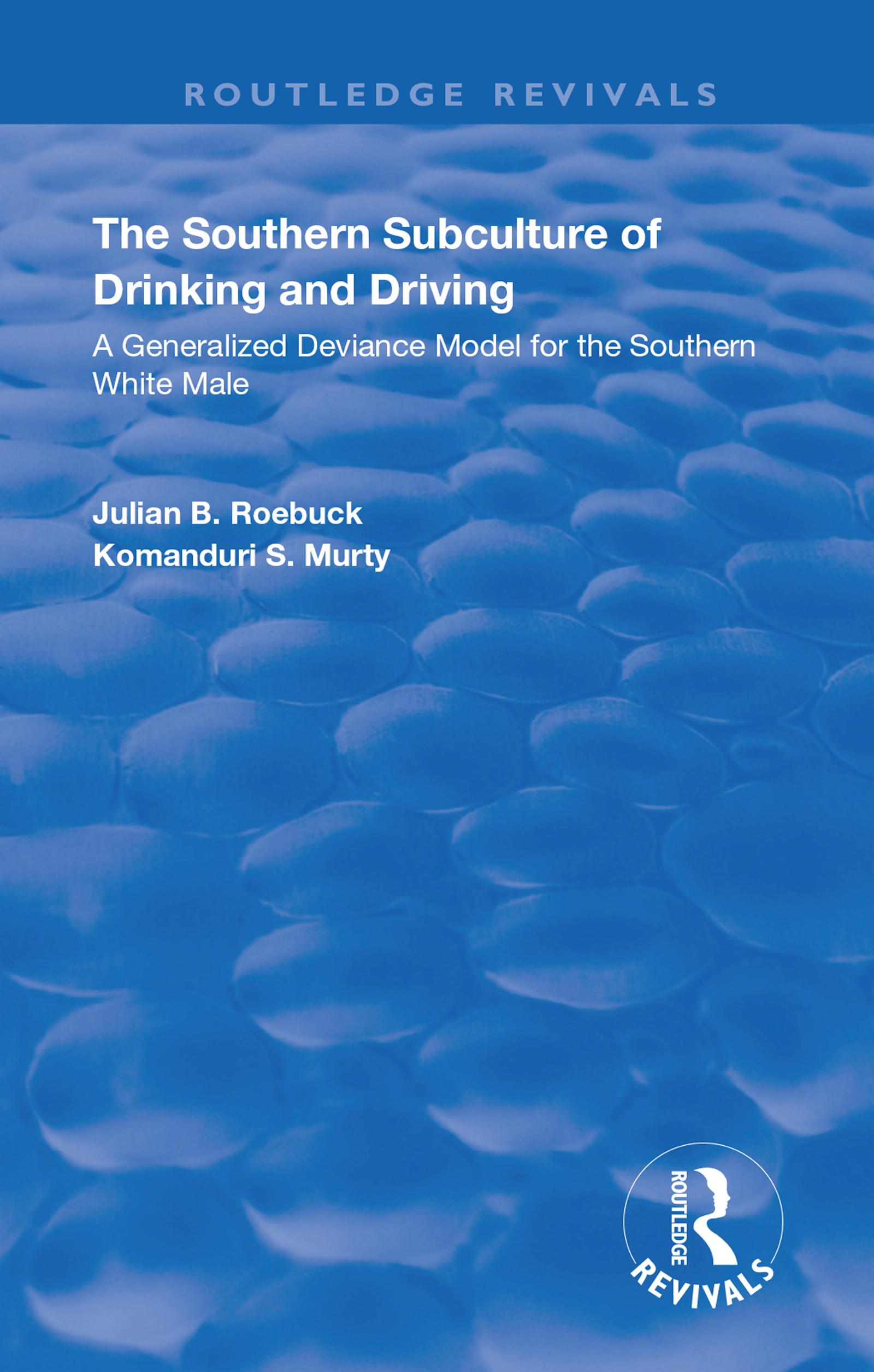The Southern Subculture of Drinking and Driving
