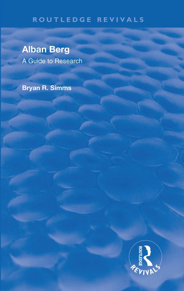 Alban Berg by Bryan R. Simms