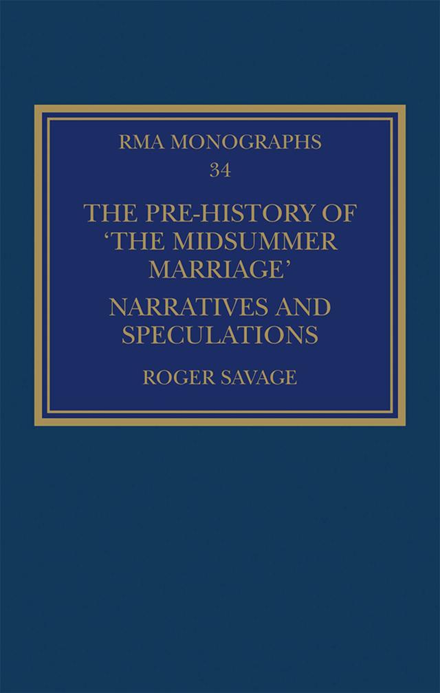 The Pre-history of ‘The Midsummer Marriage’ by Roger Savage