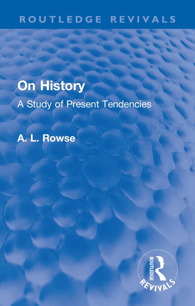 On History by A. L. Rowse