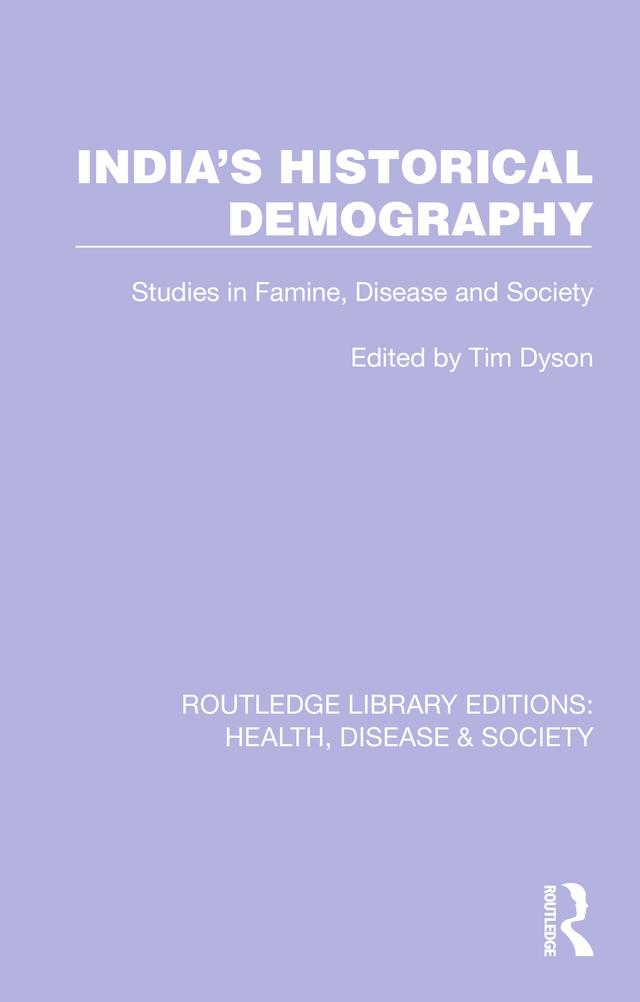 India's Historical Demography by Tim Dyson