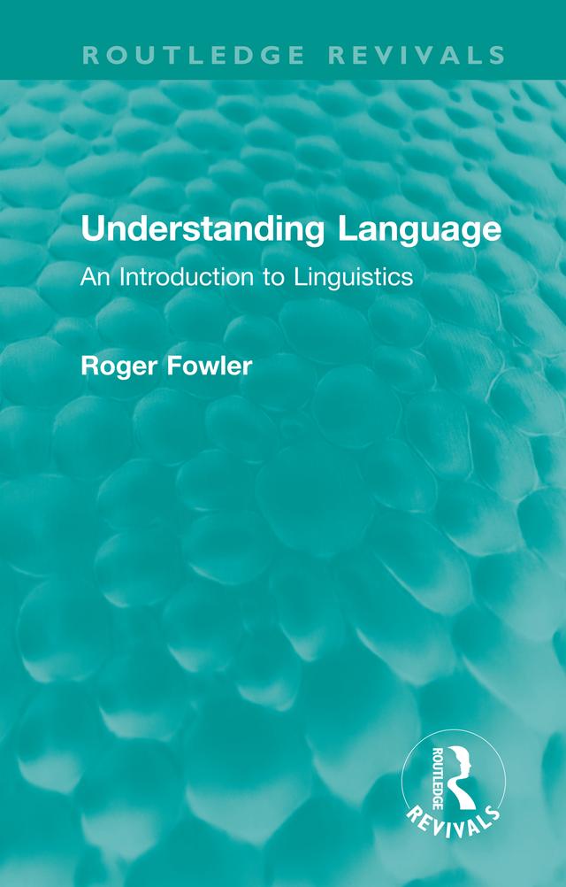Understanding Language by Roger Fowler