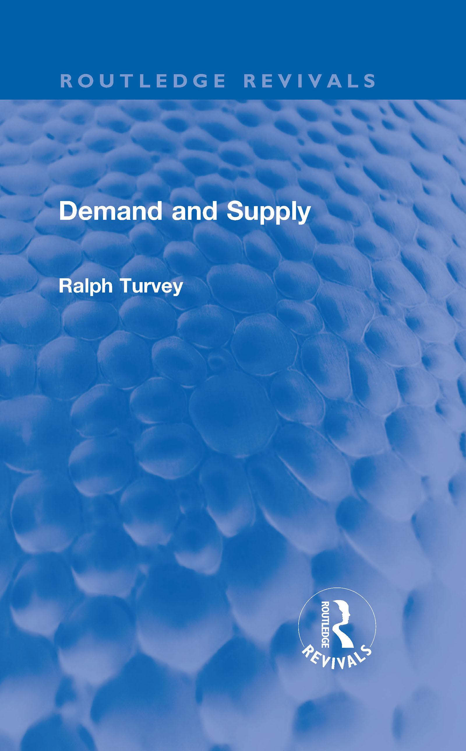 Demand and Supply