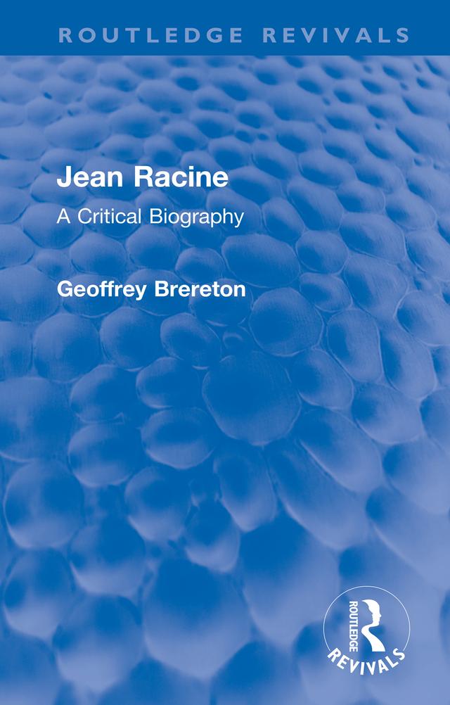 Jean Racine by Geoffrey Brereton