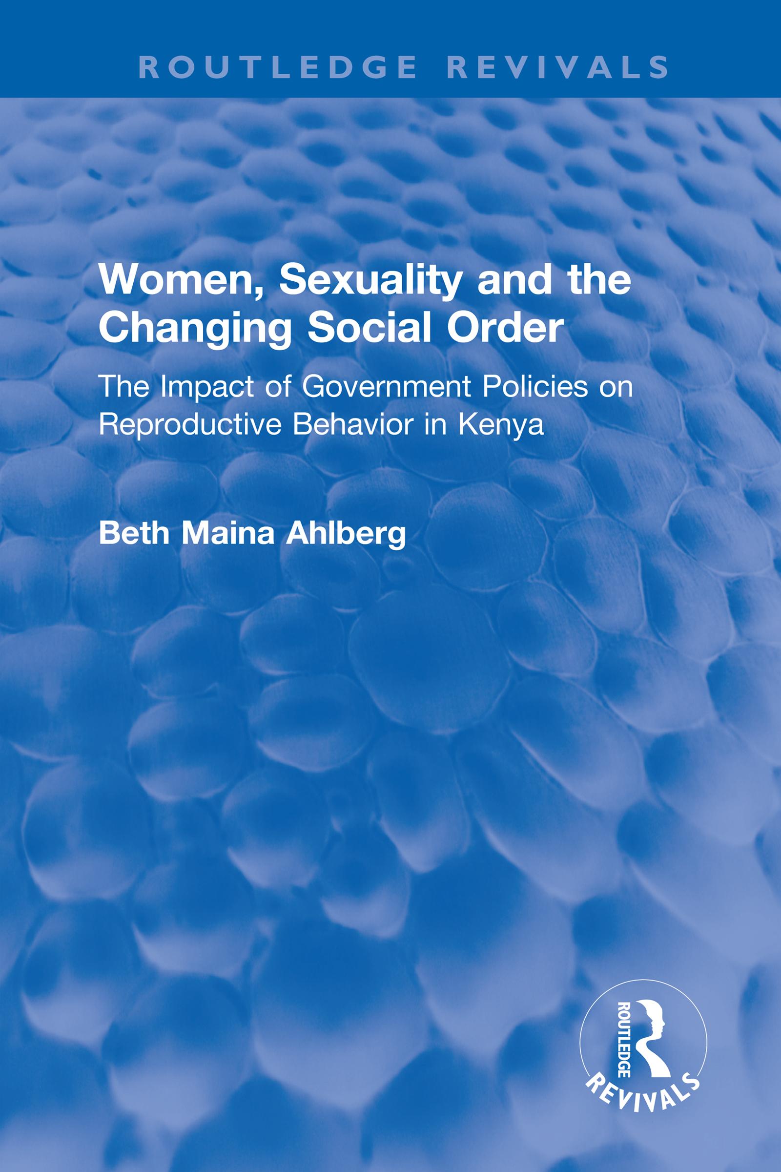 Women, Sexuality and the Changing Social Order