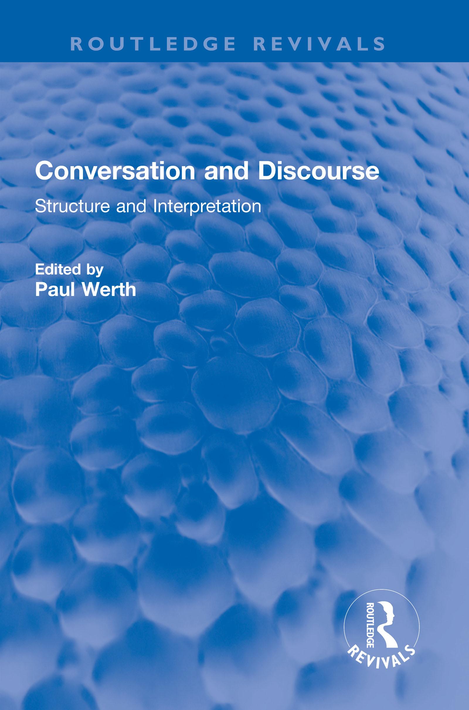 Conversation and Discourse