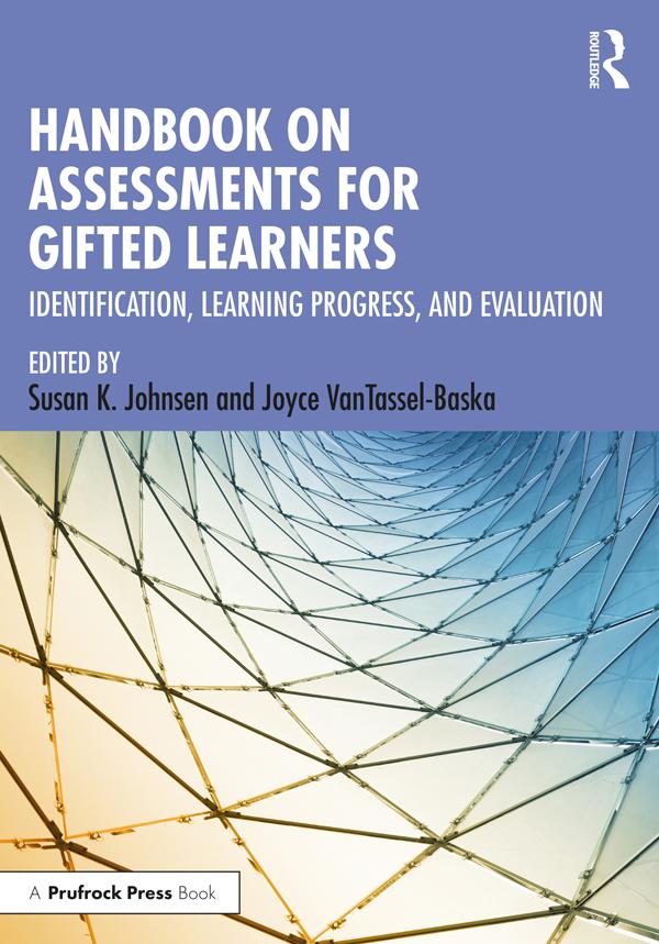 Handbook on Assessments for Gifted Learners by Joyce VanTassel-Baska, Susan K. Johnsen