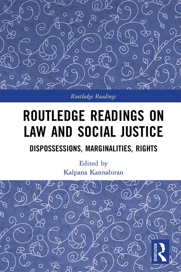 Routledge Readings on Law and Social Justice by Kalpana Kannabiran
