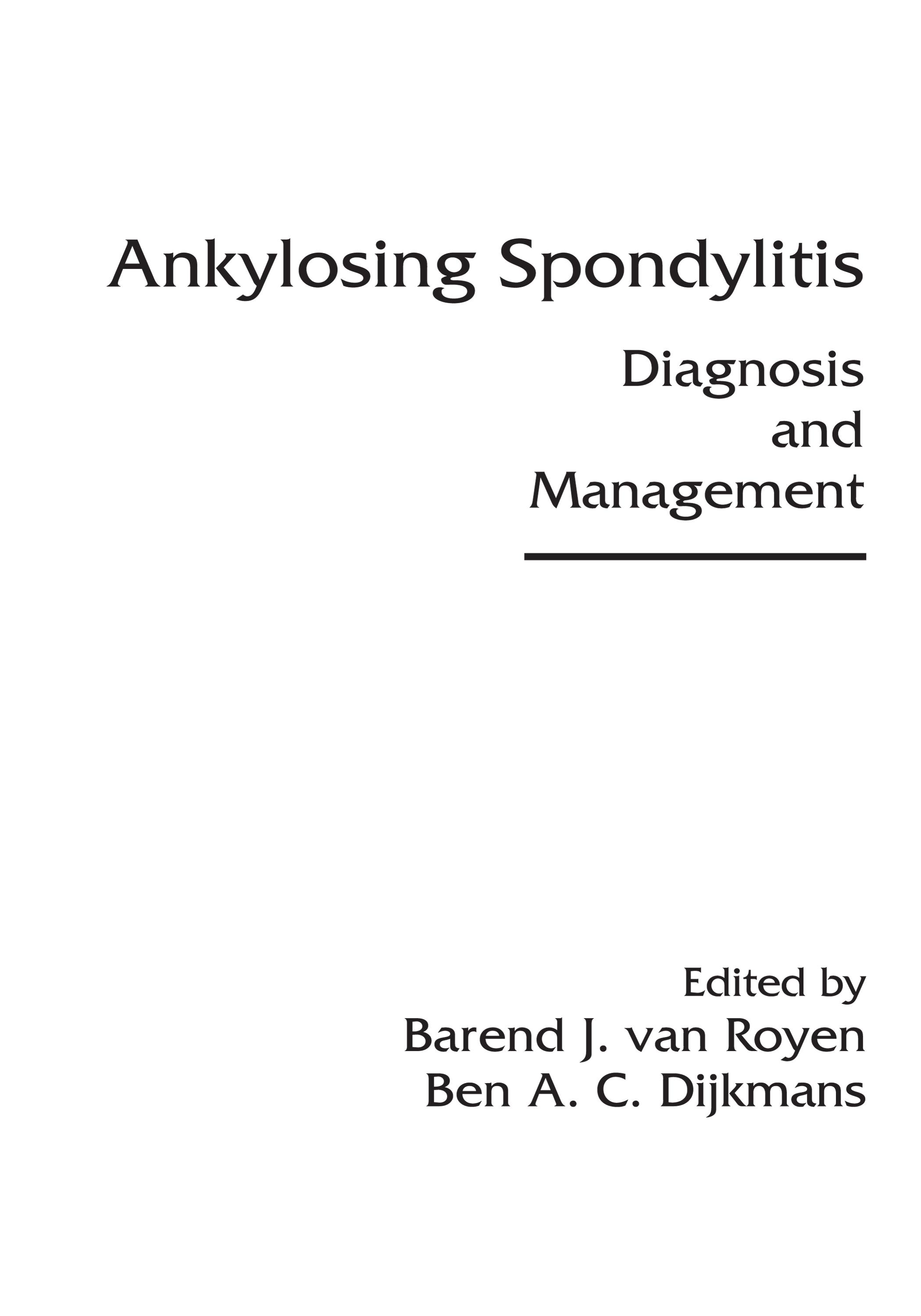 Ankylosing Spondylitis