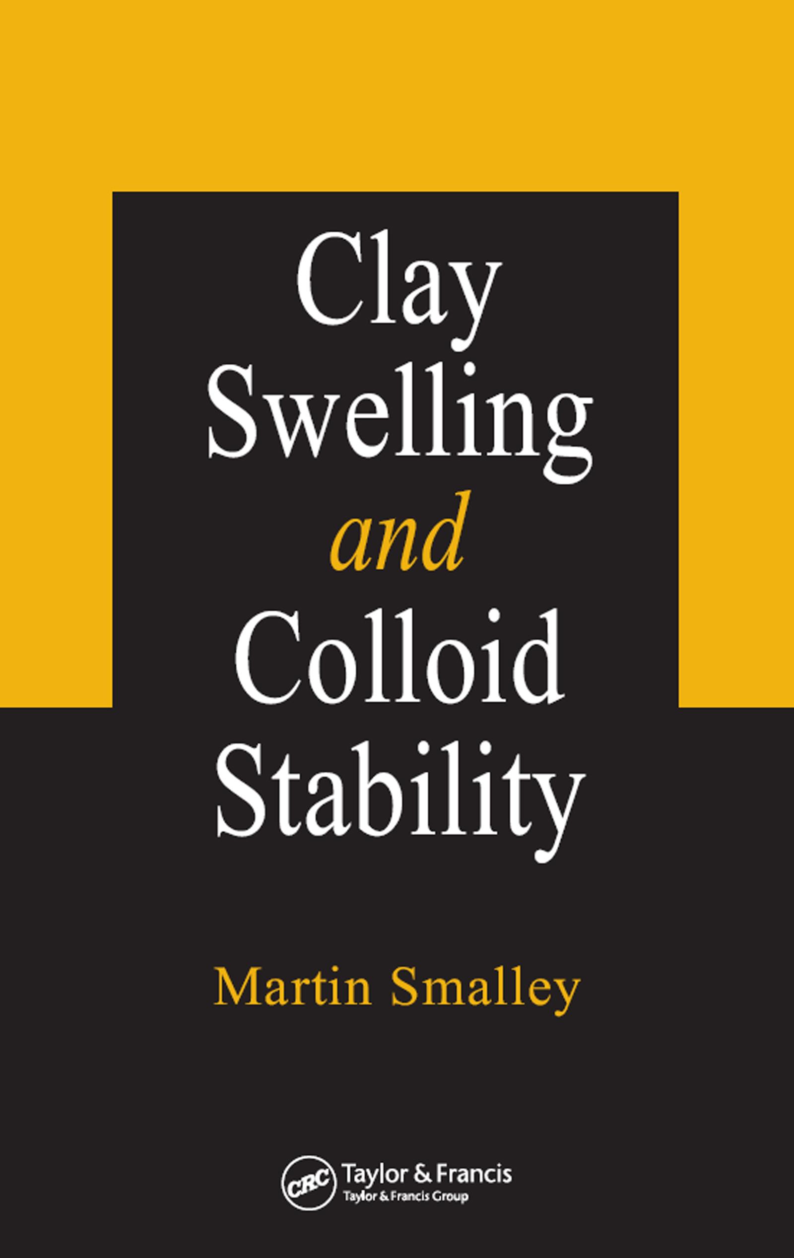 Clay Swelling and Colloid Stability