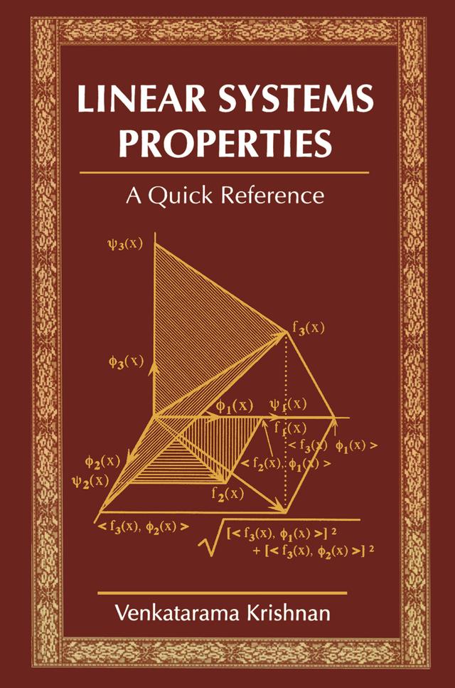Linear Systems Properties by Venkatarama Krishnan