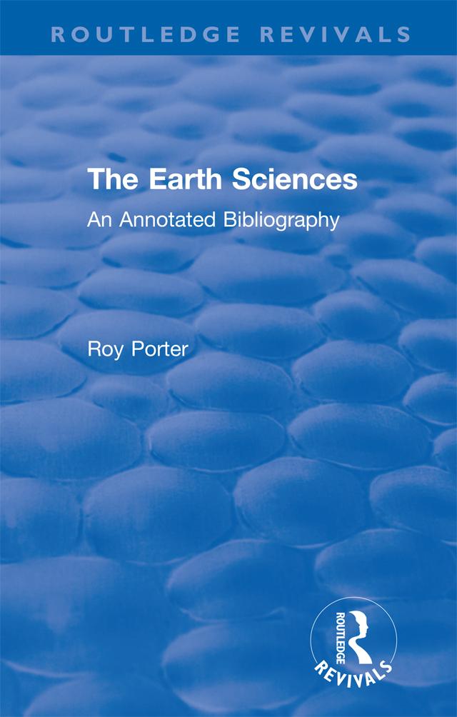 The Earth Sciences by Roy Porter