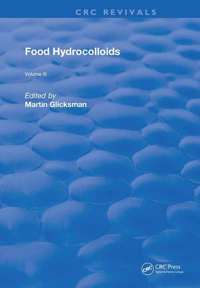 Food Hydrocolloids by Martin Glicksman