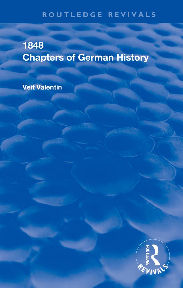 Chapters of German History by Ethel Talbot Scheffauer, Veit Valentin