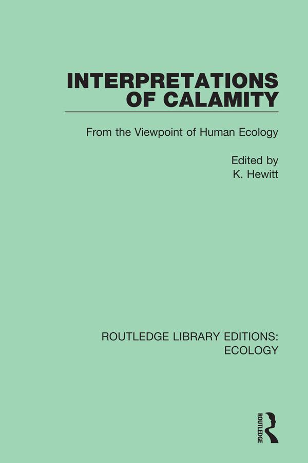 Interpretations of Calamity by K. Hewitt
