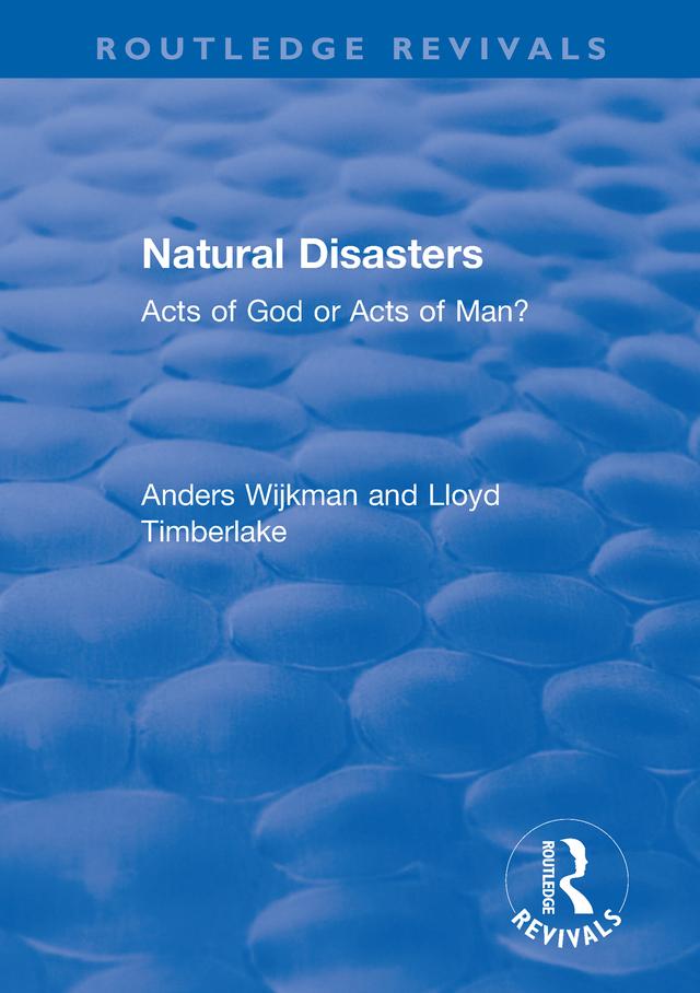Natural Disasters by Anders Wijkman, Lloyd Timberlake