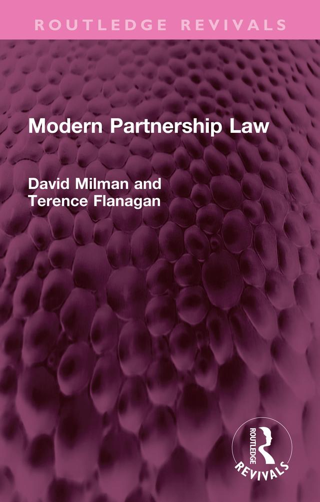 Modern Partnership Law by David Milman, Terence Flanagan