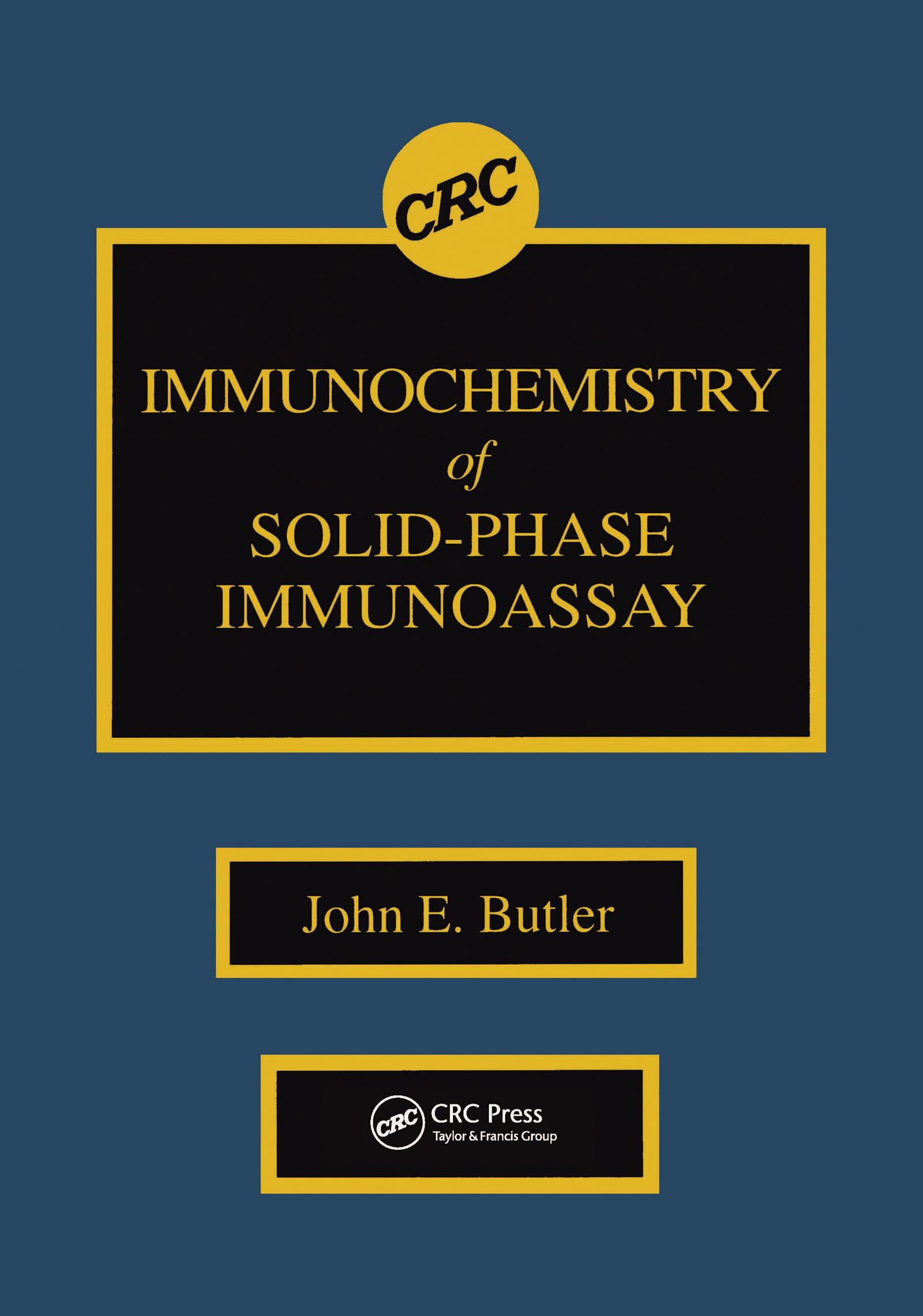 Immunochemistry of Solid-Phase Immunoassay
