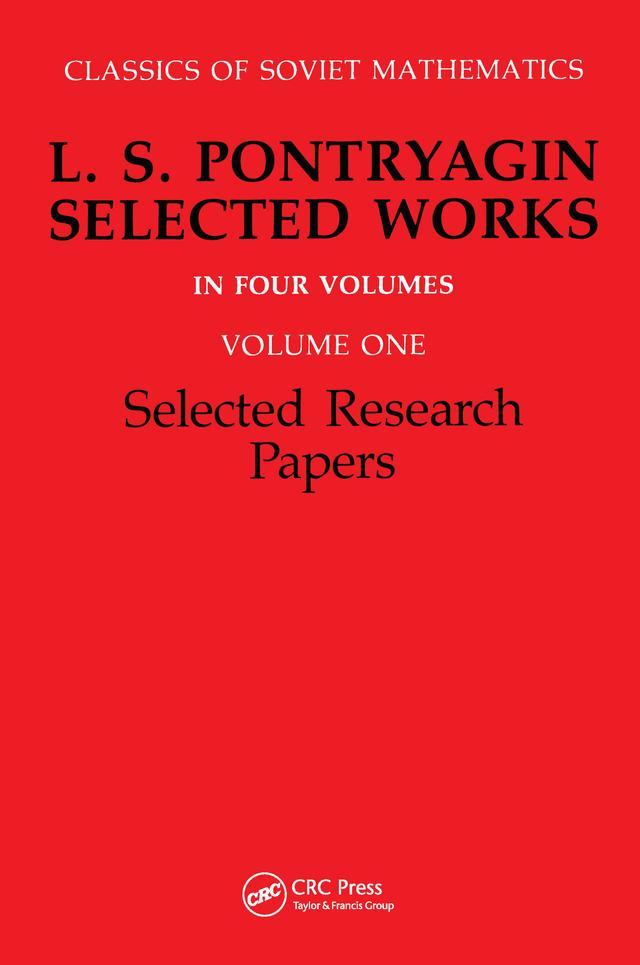 Selected Research Papers by L.S. Pontryagn