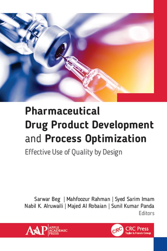 Pharmaceutical Drug Product Development and Process Optimization by Mahfoozur Rahman, Majed Al Robaian, Nabil Alruwaili, Sarwar Beg, Sunil Kumar Panda, Syed Sarim Imam