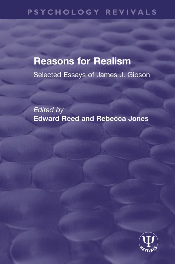Reasons for Realism by Edward Reed, Rebecca Jones