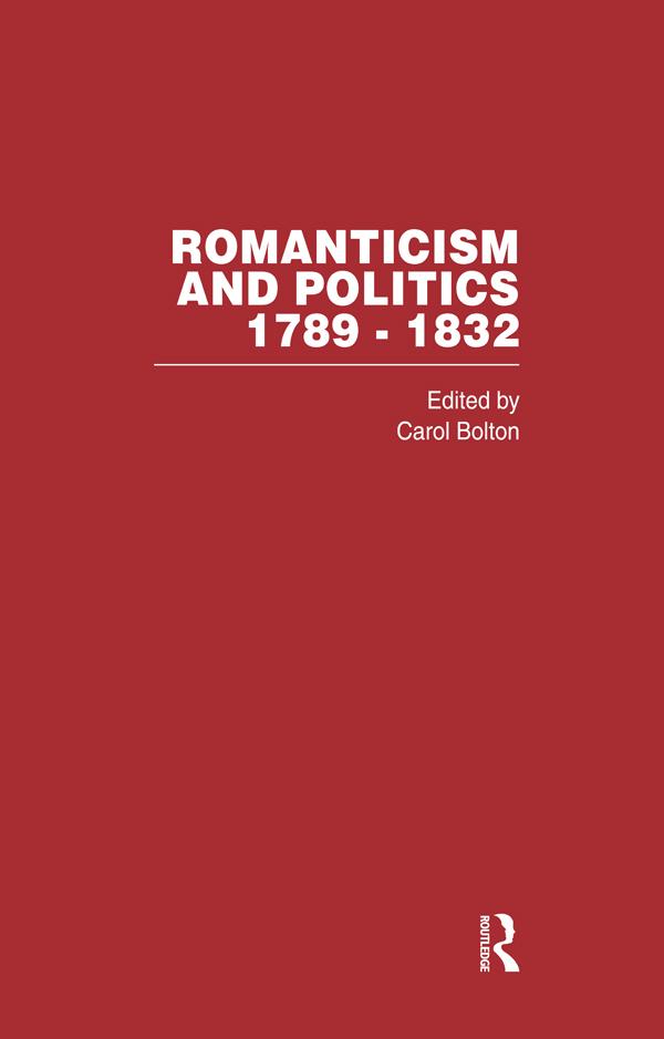 Romanticism&Politics 1789-1832