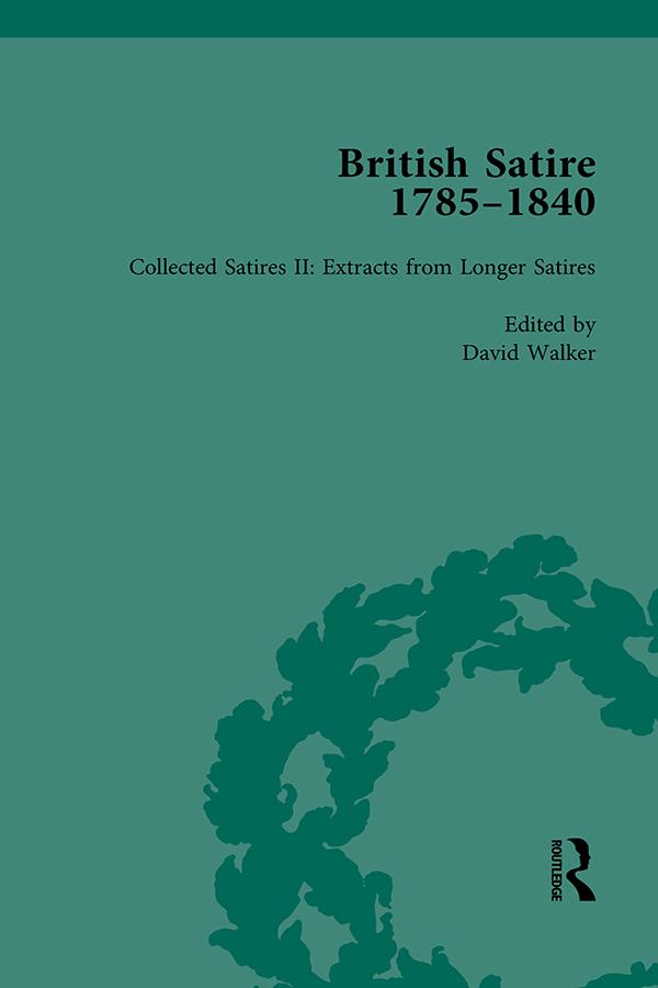 British Satire, 1785-1840, Volume 2 by John Strachan, Steven E Jones