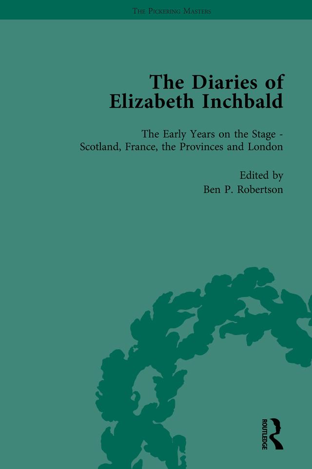 The Diaries of Elizabeth Inchbald Vol 1 by Ben P Robertson