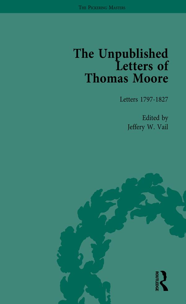 The Unpublished Letters of Thomas Moore Vol 1 by Jeffery W Vail