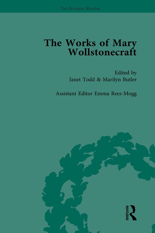 The Works of Mary Wollstonecraft Vol 2 by Janet Todd, Marilyn Butler