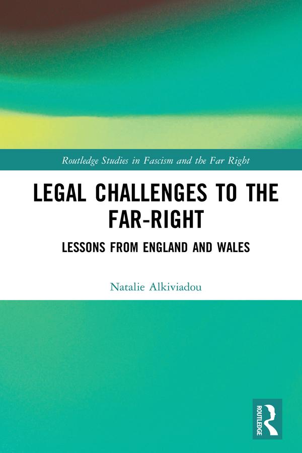 Legal Challenges to the Far-Right by Natalie Alkiviadou